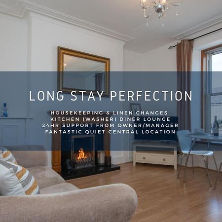 Dwellcome Home Ltd 1 Bed Apt, Half Mile To Union Street Yet Quiet, Free Parking, Fast Wifi, Ideal For Long Term Contractor, Etc Stays, Fully Equipped Kitchen, Regular Housekeeping Option - See Our Site For Assurance Aberdeen Exteriör bild